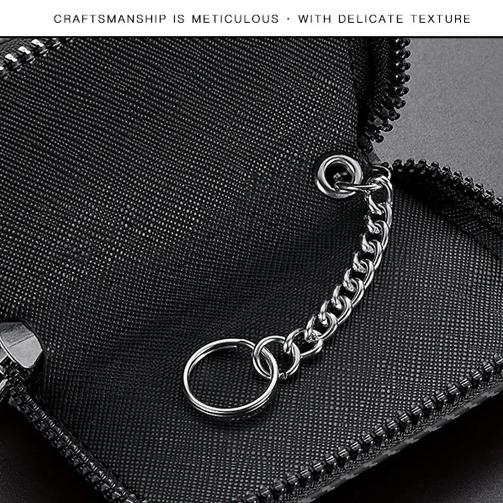 Simplicity With Keyring Mini Car Key Bag Lightweight Wear-resistant Car Key Cover Durable Twill PU Leather Zipper Key Case Women
Simplicity With Keyring Mini Car Key Bag Lightweight Wear-resistant Car Key Cover Durable Twill PU Leather Zipper Key Case Women