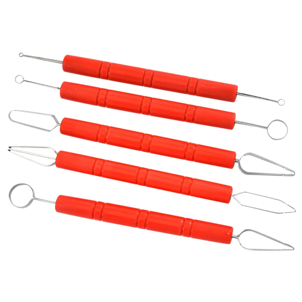 5Pcs Clay Carving Tool Set Pottery Sculpting Tools for Shaping Smoothing Modeling Polymer Clay DIY Craft Supplies
5Pcs Clay Carving Tool Set Pottery Sculpting Tools for Shaping Smoothing Modeling Polymer Clay DIY Craft Supplies