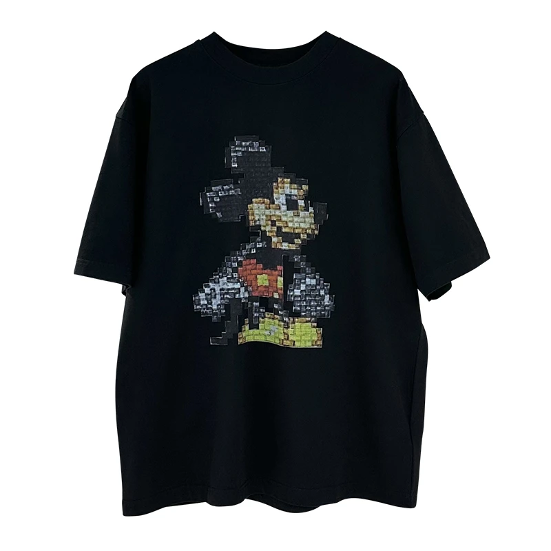 Summer Short Sleeve T-Shirt Cartoon Mickey Mouse Print Loose Couple Half Sleeve T Men and Women Street Boys Girls Top
Summer Short Sleeve T-Shirt Cartoon Mickey Mouse Print Loose Couple Half Sleeve T Men and Women Street Boys Girls Top
