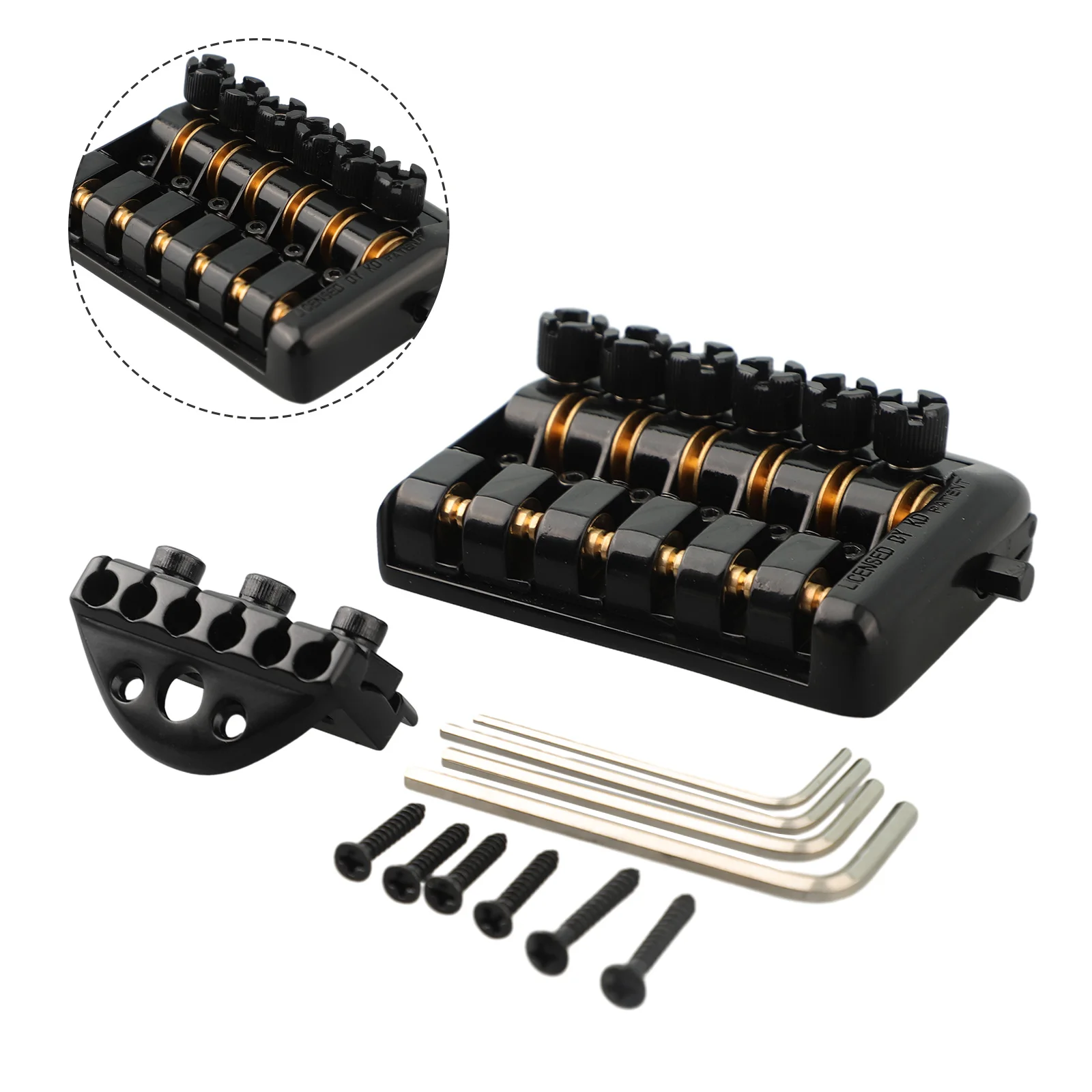 Безголовый фиксированный бридж для гитары, цинковый сплав + железо, 2.97 x 2.18 дюйма, 6 струн, черный, для электрогитары
Безголовый фиксированный бридж для гитары, цинковый сплав + железо, 2.97 x 2.18 дюйма, 6 струн, черный, для электрогитары