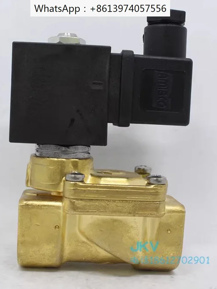 Normally open solenoid valve 21WA4Z0V130 imported brass threaded two-way AC220V in stock
Normally open solenoid valve 21WA4Z0V130 imported brass threaded two-way AC220V in stock