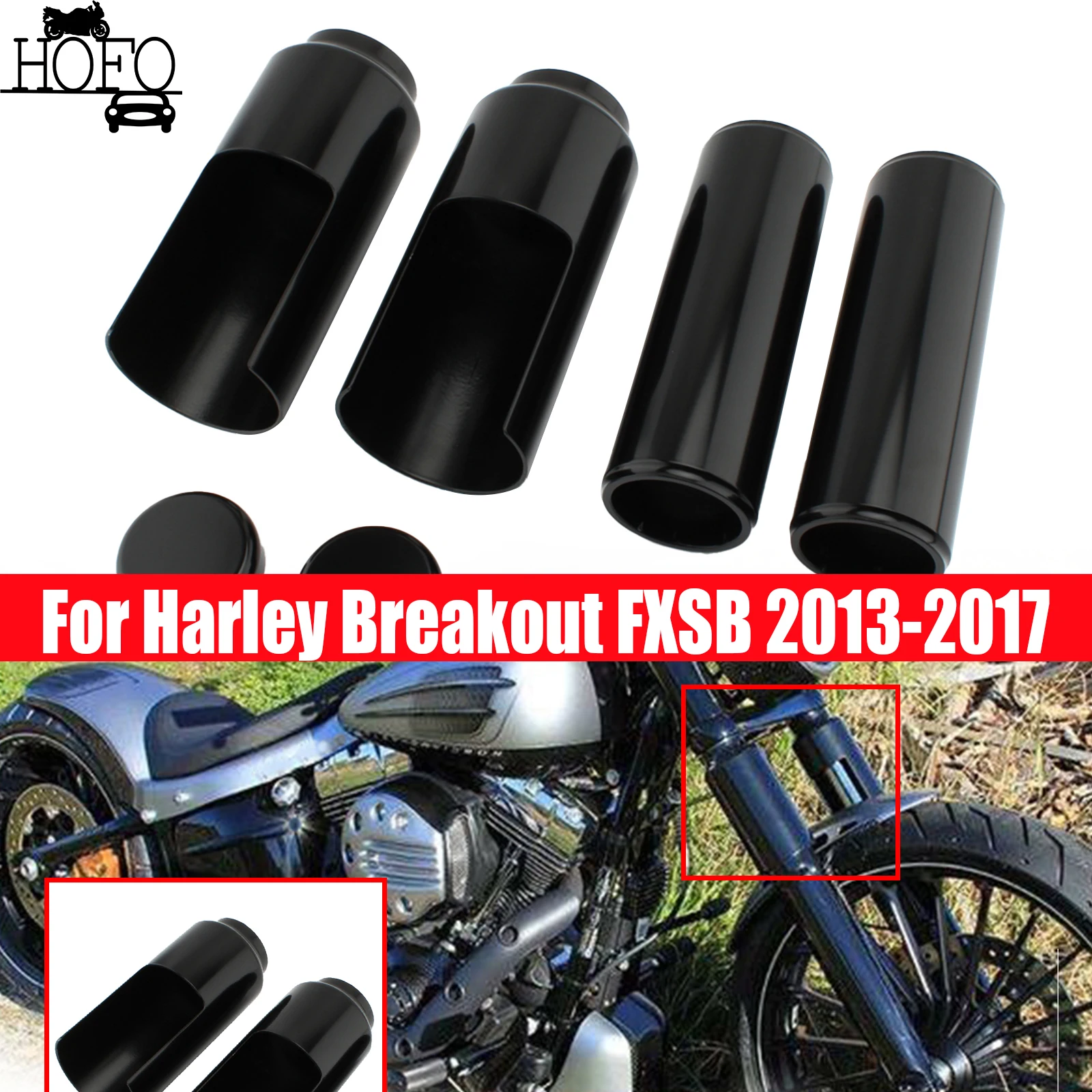 For Harley Breakout FXSB 2013-2017 Motorcycle Upper Lower Front Fork Shock Absorber Cover Protector
For Harley Breakout FXSB 2013-2017 Motorcycle Upper Lower Front Fork Shock Absorber Cover Protector