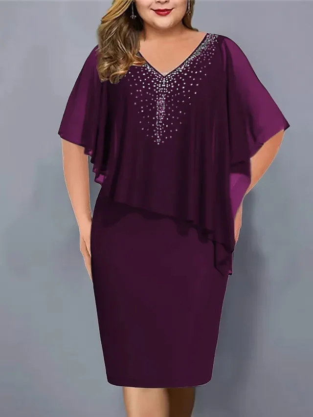 Fashion Summer Solid Color Pencil Chiffon Dress for Women Mesh Patchwork Design Hot Drilling V-Neck Sleeveless Slim Shawl Dress
Fashion Summer Solid Color Pencil Chiffon Dress for Women Mesh Patchwork Design Hot Drilling V-Neck Sleeveless Slim Shawl Dress