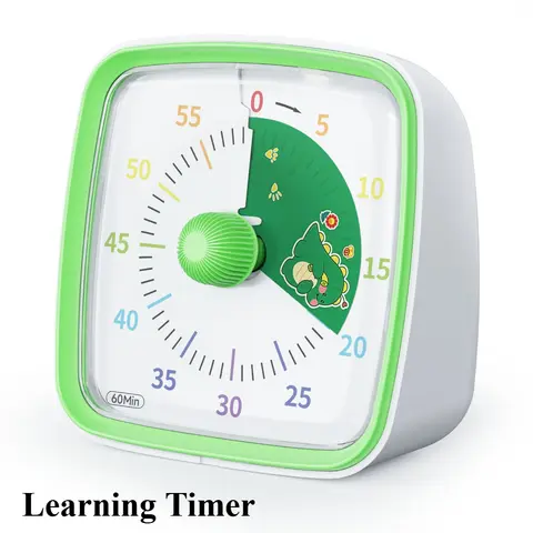Study Timer Kids Timer for Studying Kitchen Accessories Clock Pomodoro Digital Children's Visual Time Child Countdown Tools Bar