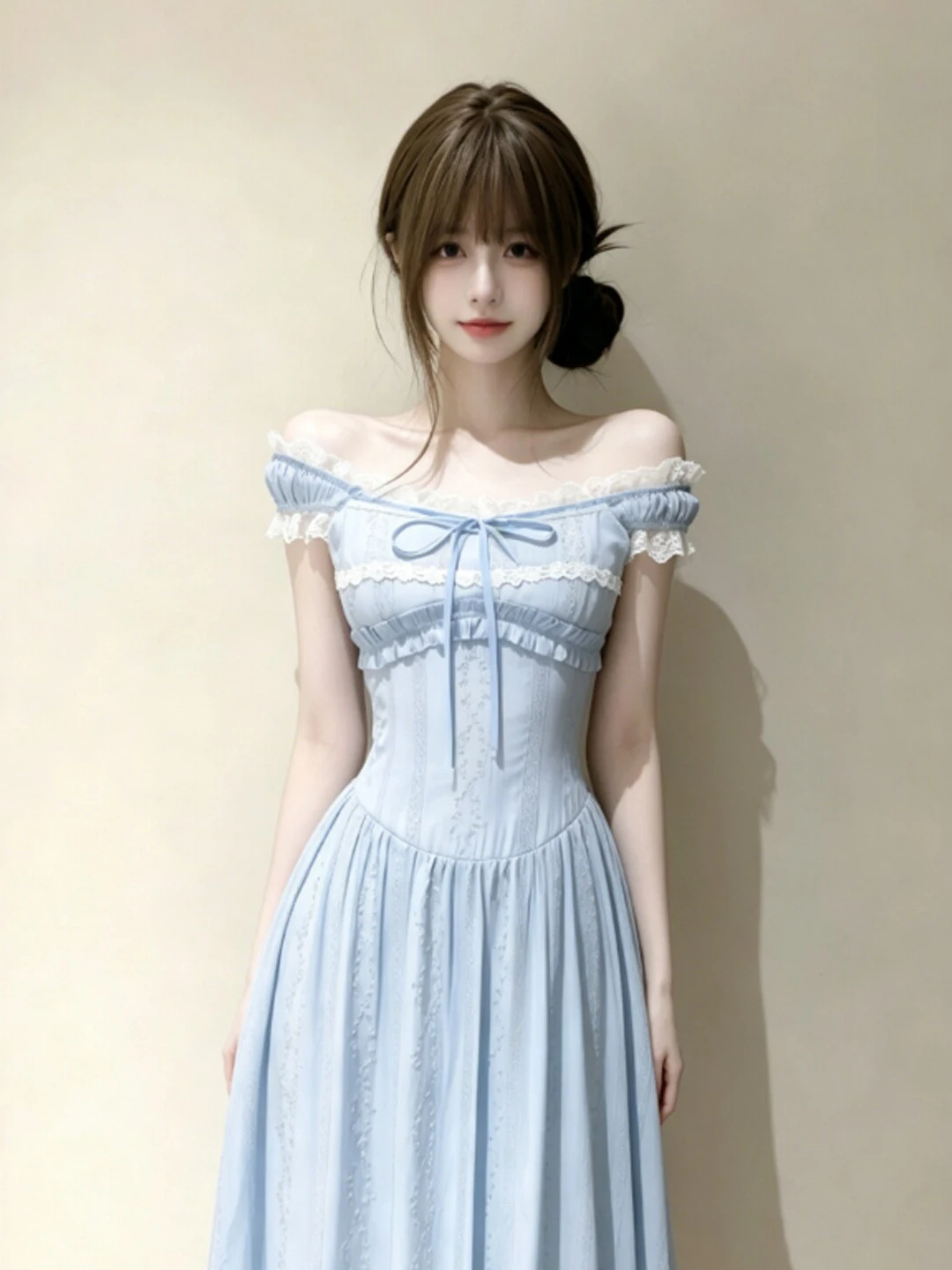 Elegant One-Shoulder Slimming Dress High Waist Gentle Style Summer Cotton Blend Short Sleeve Women's Fashion Dress
Elegant One-Shoulder Slimming Dress High Waist Gentle Style Summer Cotton Blend Short Sleeve Women's Fashion Dress