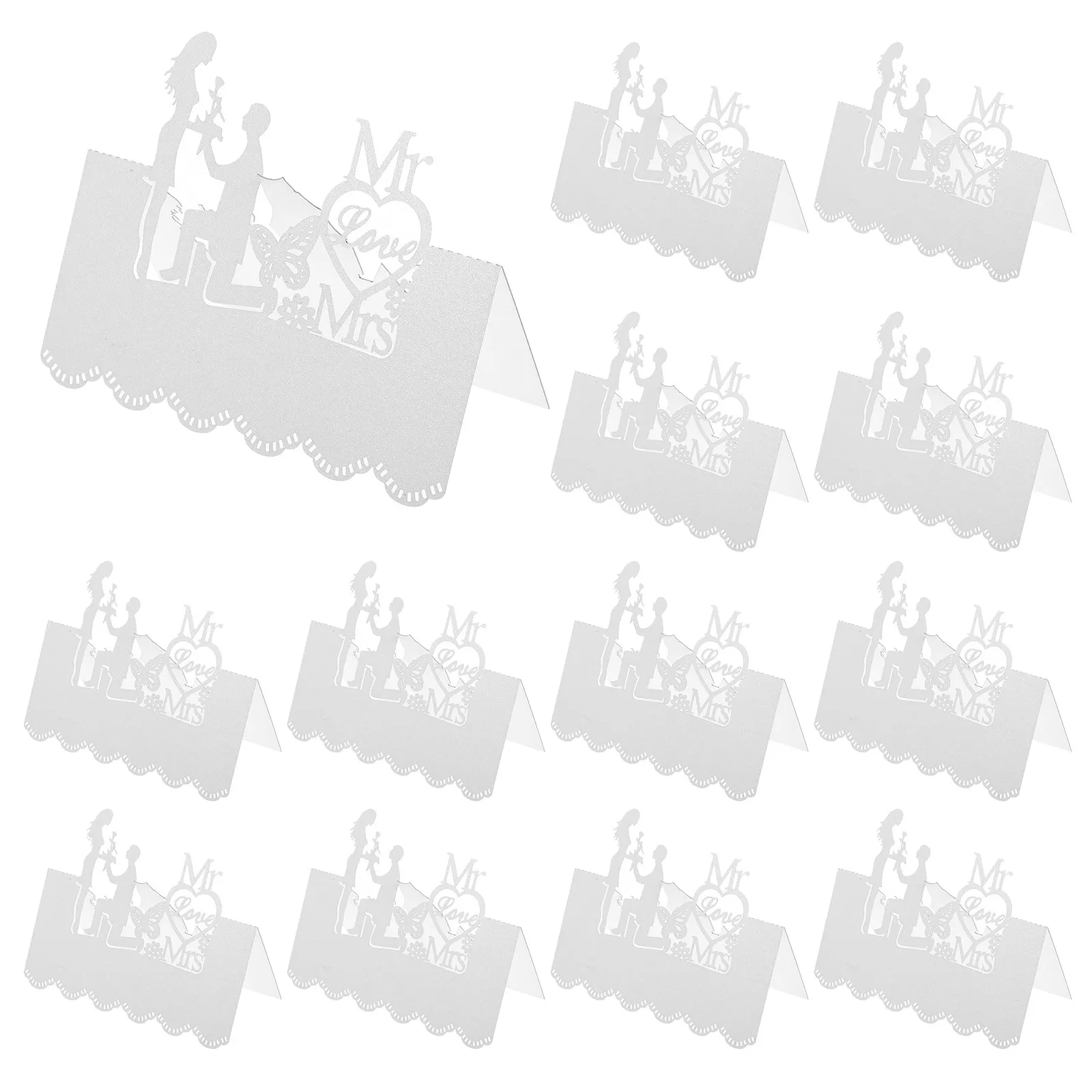 50Pcs Laser Cut Hollow Seat Card Blank Sheet Elegant Wedding Place Name Cards Table Decoration for Anniversary Birthday
50Pcs Laser Cut Hollow Seat Card Blank Sheet Elegant Wedding Place Name Cards Table Decoration for Anniversary Birthday