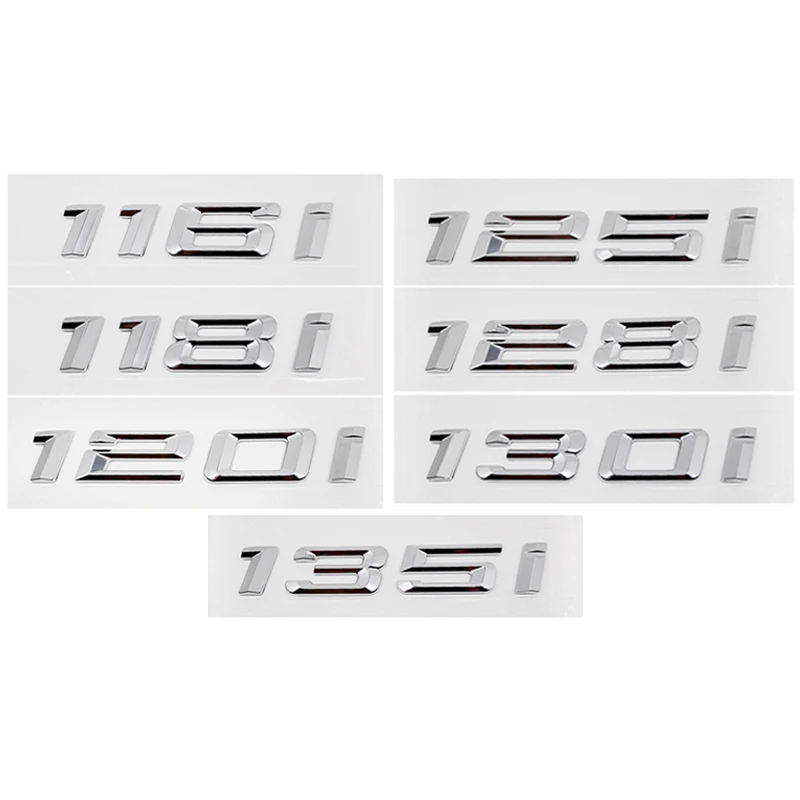 3D ABS Car Trunk Letters Logo Decals Badge Emblem Sticker For BMW 1 Series 116i 118i 120i 125i 128i 130i 135i E81 E82 E87 E88 F2
3D ABS Car Trunk Letters Logo Decals Badge Emblem Sticker For BMW 1 Series 116i 118i 120i 125i 128i 130i 135i E81 E82 E87 E88 F2