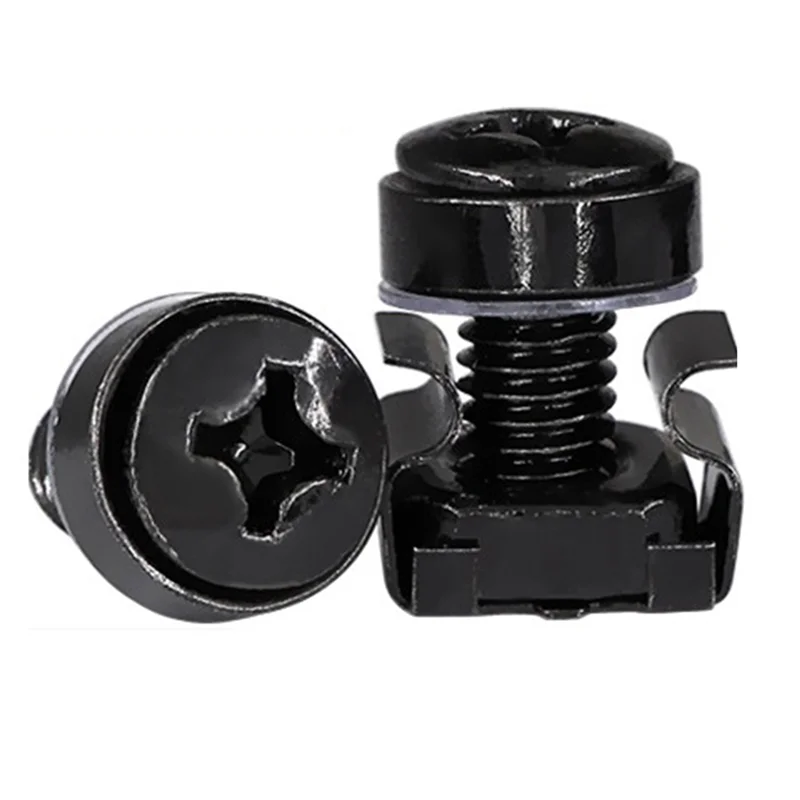 A88E-200Pcs M6x16mm Computer Rack Mount Cage Screws And Nuts & Washers For Rack Mount Server Cabinet
A88E-200Pcs M6x16mm Computer Rack Mount Cage Screws And Nuts & Washers For Rack Mount Server Cabinet