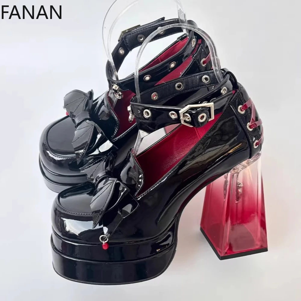 Original Gothic Waterproof Table Sweet Cool Girl Round Head Thick Heel Mary Jane Shoes Women's Punk Lolita High Heels
Original Gothic Waterproof Table Sweet Cool Girl Round Head Thick Heel Mary Jane Shoes Women's Punk Lolita High Heels