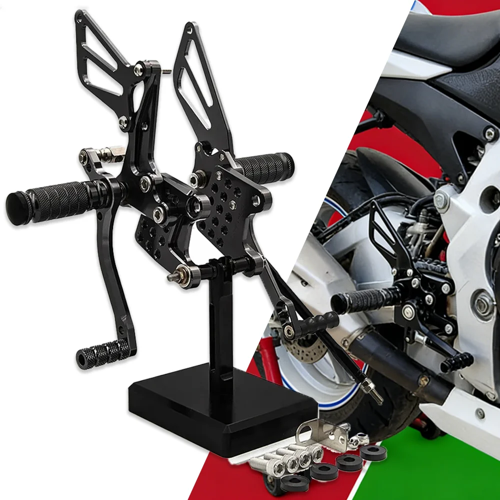 CNC Rearset Footpeg Footrest Pedal Pegs For Suzuki GSXR 750 600 K1-K5 1996-2005 / GSXR1000 2001-2004 / SV650 SV1000 S 1998-2014
CNC Rearset Footpeg Footrest Pedal Pegs For Suzuki GSXR 750 600 K1-K5 1996-2005 / GSXR1000 2001-2004 / SV650 SV1000 S 1998-2014