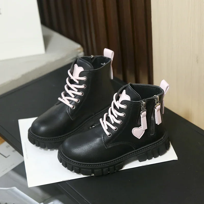 Girls Leather Boots Double Zipper 2025 Autumn Kids Princess Boots Round Toes Children Ankle Boots Soft Sole Non-slip Trendy
Girls Leather Boots Double Zipper 2025 Autumn Kids Princess Boots Round Toes Children Ankle Boots Soft Sole Non-slip Trendy