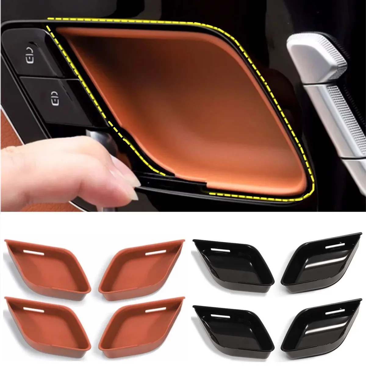 Car styling For Mercedes Benz EQE EQS W206 X254 W214 2021-2024 Door bowl Trim Car Inner Door Handle Bowl Decor Cover
Car styling For Mercedes Benz EQE EQS W206 X254 W214 2021-2024 Door bowl Trim Car Inner Door Handle Bowl Decor Cover