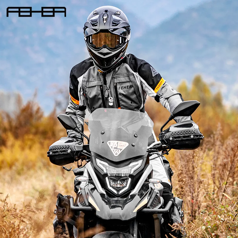 FEHER Motorbike Jacket Off-Road Riding Motorcycle Windproof Jacket MountainBike Cycling Fall Protection Kit Rally Suit Anti-fall
FEHER Motorbike Jacket Off-Road Riding Motorcycle Windproof Jacket MountainBike Cycling Fall Protection Kit Rally Suit Anti-fall
