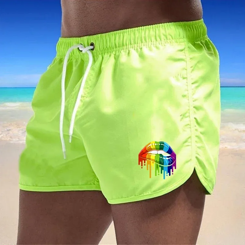 Shorts de bain d'été pour hommes, décontractés, respirants, à séchage rapide, avec cordon de serrage, pour la plage et le surf
Shorts de bain d'été pour hommes, décontractés, respirants, à séchage rapide, avec cordon de serrage, pour la plage et le surf