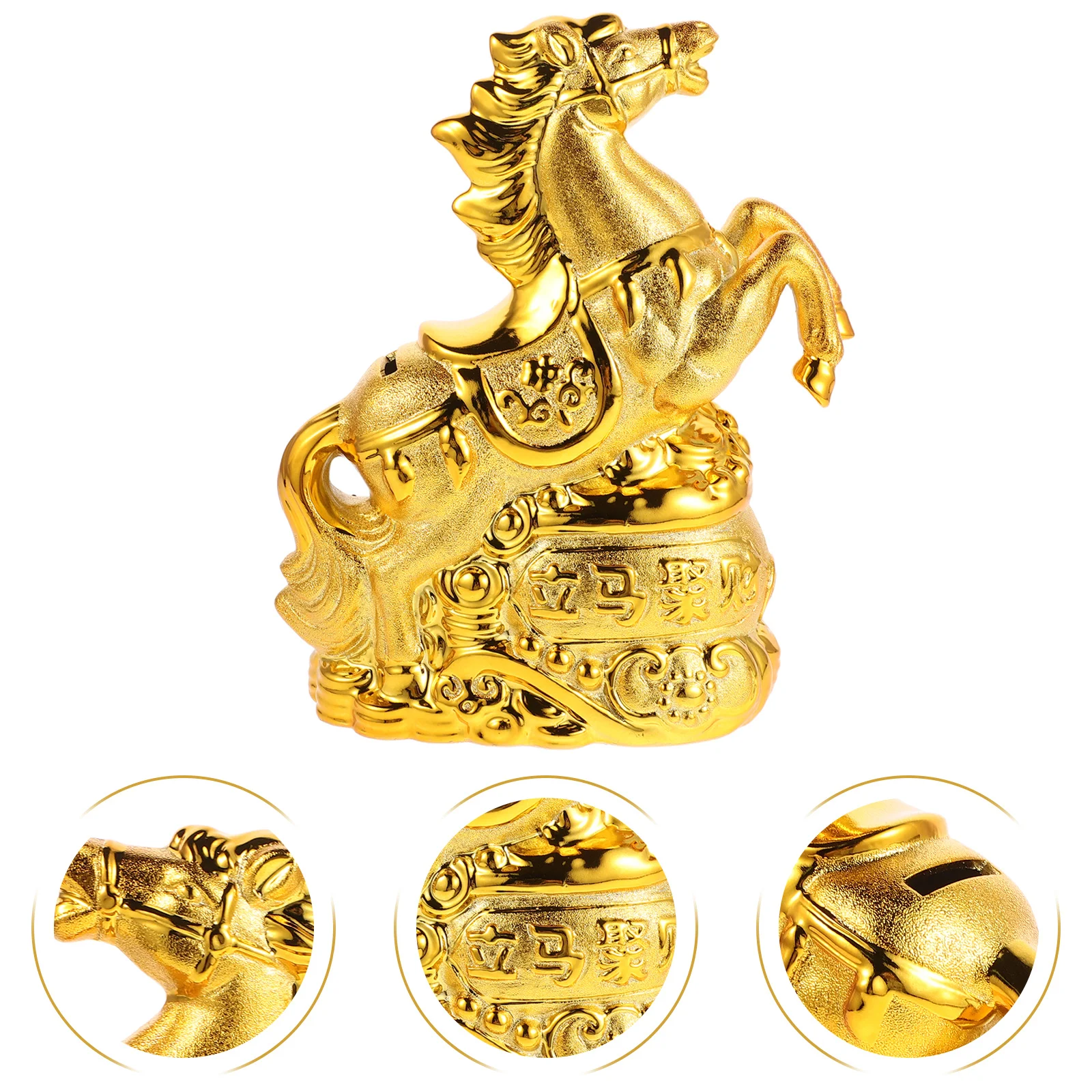 Handmade Ceramic Horse Money Pot Stylish Animal Statue Coin Bank for Adults Kids Chinese Zodiac Home Decor Item
Handmade Ceramic Horse Money Pot Stylish Animal Statue Coin Bank for Adults Kids Chinese Zodiac Home Decor Item