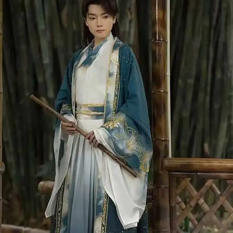 Hanfu Men&Women Chinese Traditional Embroidery Hanfu Sets Couples Carnival Cosplay Costume Gradient Hanfu Sets Plus Size XXL
Hanfu Men&Women Chinese Traditional Embroidery Hanfu Sets Couples Carnival Cosplay Costume Gradient Hanfu Sets Plus Size XXL