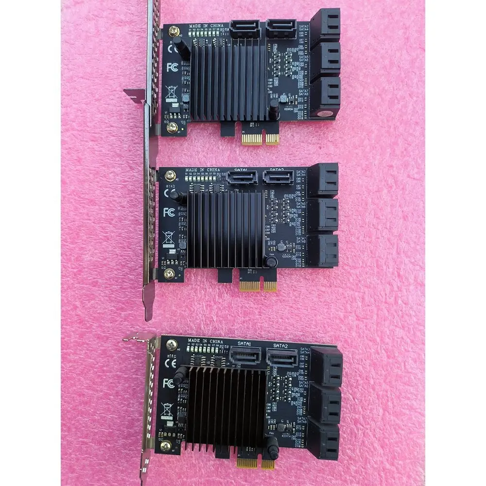 Подходит для win11, win10, win7. Карта расширения PCIe-SATA с 8 портами.
Подходит для win11, win10, win7. Карта расширения PCIe-SATA с 8 портами.