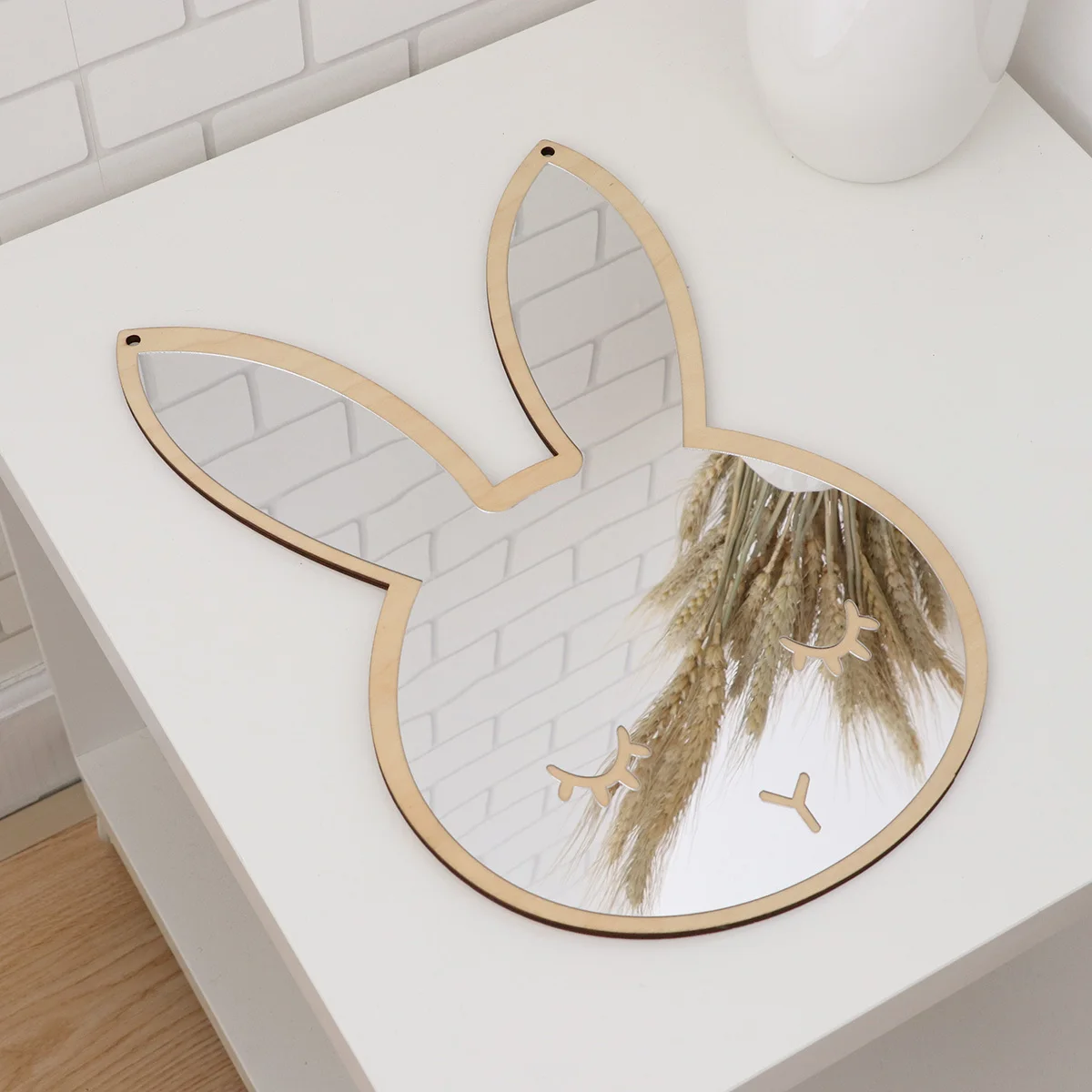Acrylic Small Rabbit Mirror Clear Shiny Self-Adhesive Wall Decor Nursery Cartoon Mirror for
Acrylic Small Rabbit Mirror Clear Shiny Self-Adhesive Wall Decor Nursery Cartoon Mirror for