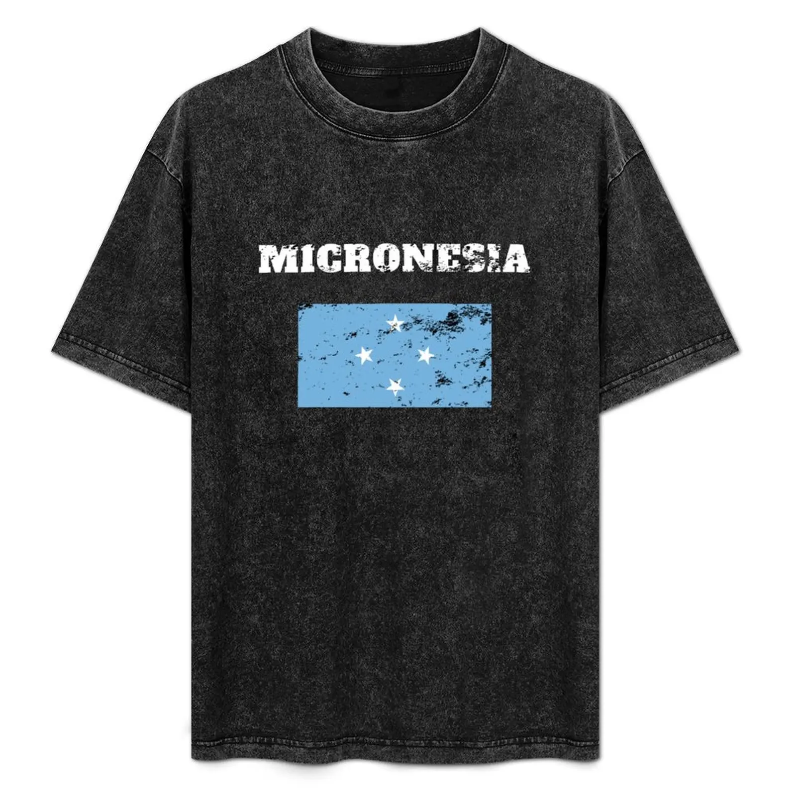 Micronesia federated states flag Retro Vintage T-Shirt cute clothes blanks luxury designer blue lock t shirts for men cotton
Micronesia federated states flag Retro Vintage T-Shirt cute clothes blanks luxury designer blue lock t shirts for men cotton