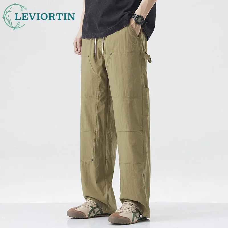 American retro 2025 men's summer youth fashion versatile fashion thin breathable loose wide leg outdoor casual work pants
American retro 2025 men's summer youth fashion versatile fashion thin breathable loose wide leg outdoor casual work pants