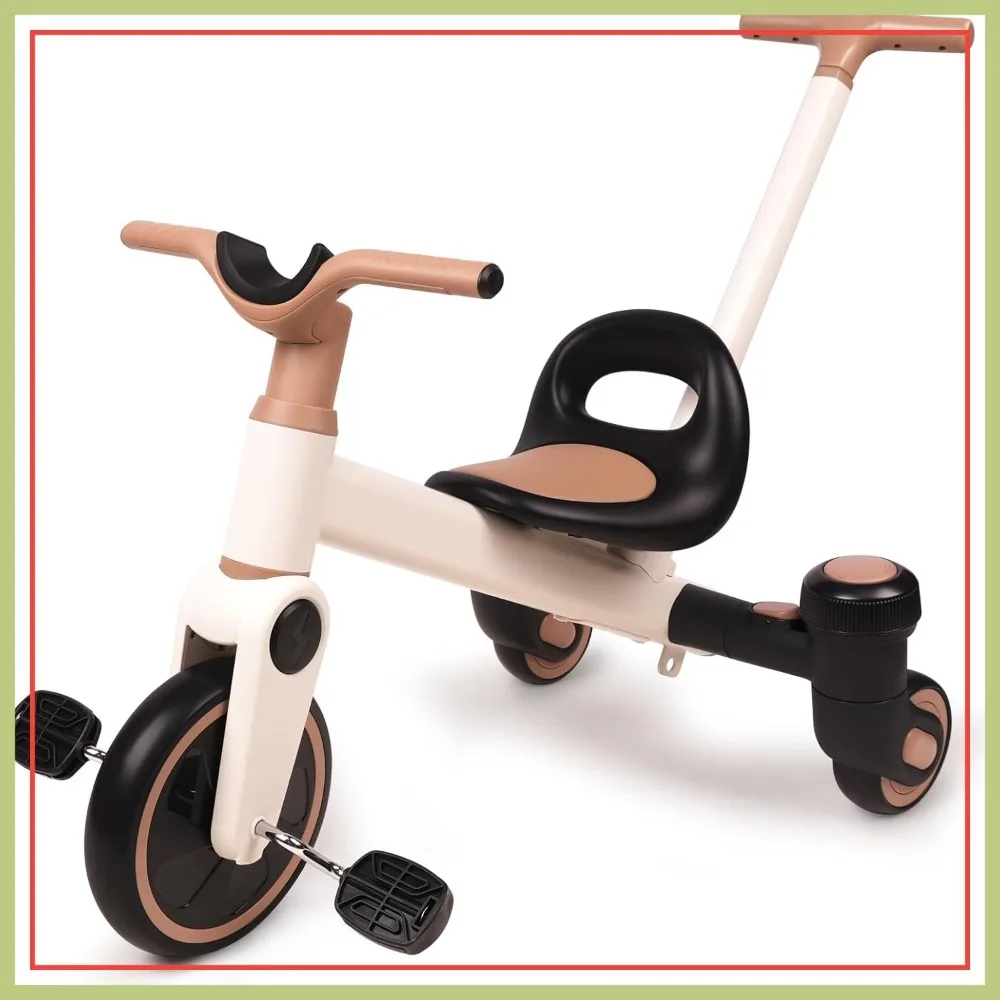 4-in-1 Toddler Tricycle for Ages 3-5, Adjustable Push Handle, Convertible Drift Trike & Balance Glider
4-in-1 Toddler Tricycle for Ages 3-5, Adjustable Push Handle, Convertible Drift Trike & Balance Glider