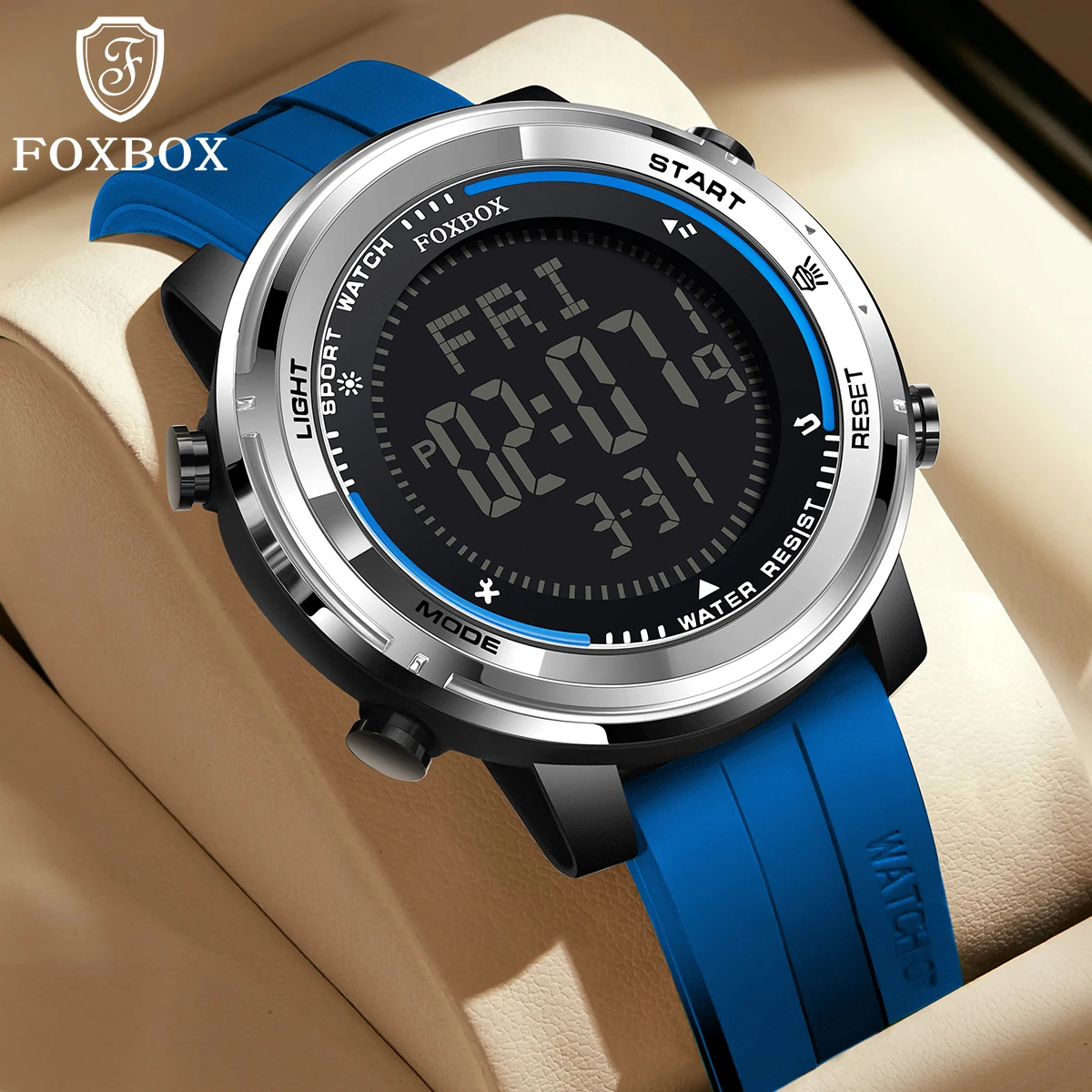 LIGE FOXBOX Outdoor Digital Man Watch Casual Sport LED Light Silicone Strap Waterproof Stopwatch Electronics Watches for Men New
LIGE FOXBOX Outdoor Digital Man Watch Casual Sport LED Light Silicone Strap Waterproof Stopwatch Electronics Watches for Men New
