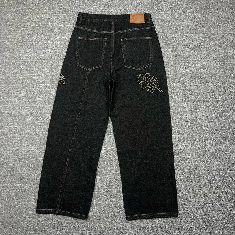 2026 High-Quality Retro American Style Men's Women's Mertre Denim Pants Black New Style Embroidered Pants
2026 High-Quality Retro American Style Men's Women's Mertre Denim Pants Black New Style Embroidered Pants