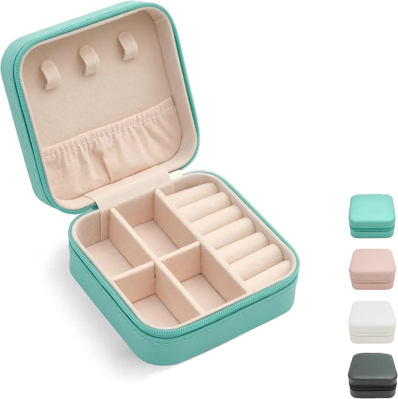 Mini Jewelry Travel Case Small Portable Organizer Portable Display Storage Box For Rings Earring Necklaces Gifts PU Leather Case
Mini Jewelry Travel Case Small Portable Organizer Portable Display Storage Box For Rings Earring Necklaces Gifts PU Leather Case