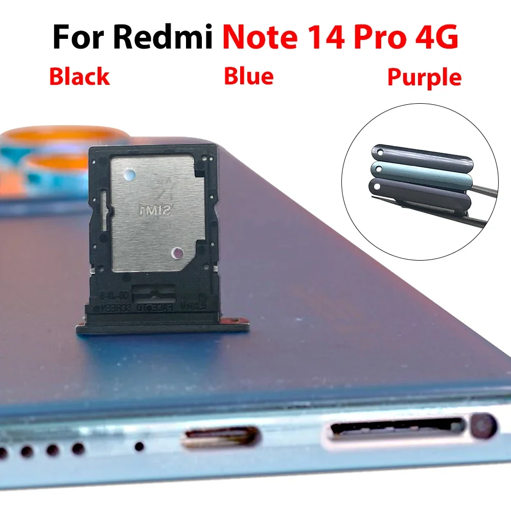SIM Card Slot Holder For Xiaomi Redmi Note 11 Pro Plus Note 14 Pro Poco C85 Phone SIM Chip Micro SD Card Tray
SIM Card Slot Holder For Xiaomi Redmi Note 11 Pro Plus Note 14 Pro Poco C85 Phone SIM Chip Micro SD Card Tray