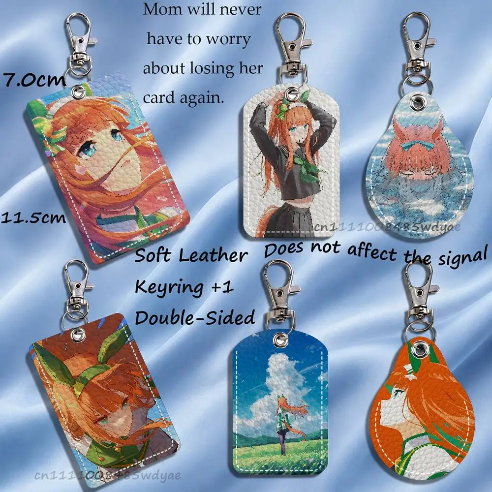 U-Umamusume Silence Suzuka Card Case Leather Card Holder Keychain Key Ring Transportation Card Case
U-Umamusume Silence Suzuka Card Case Leather Card Holder Keychain Key Ring Transportation Card Case