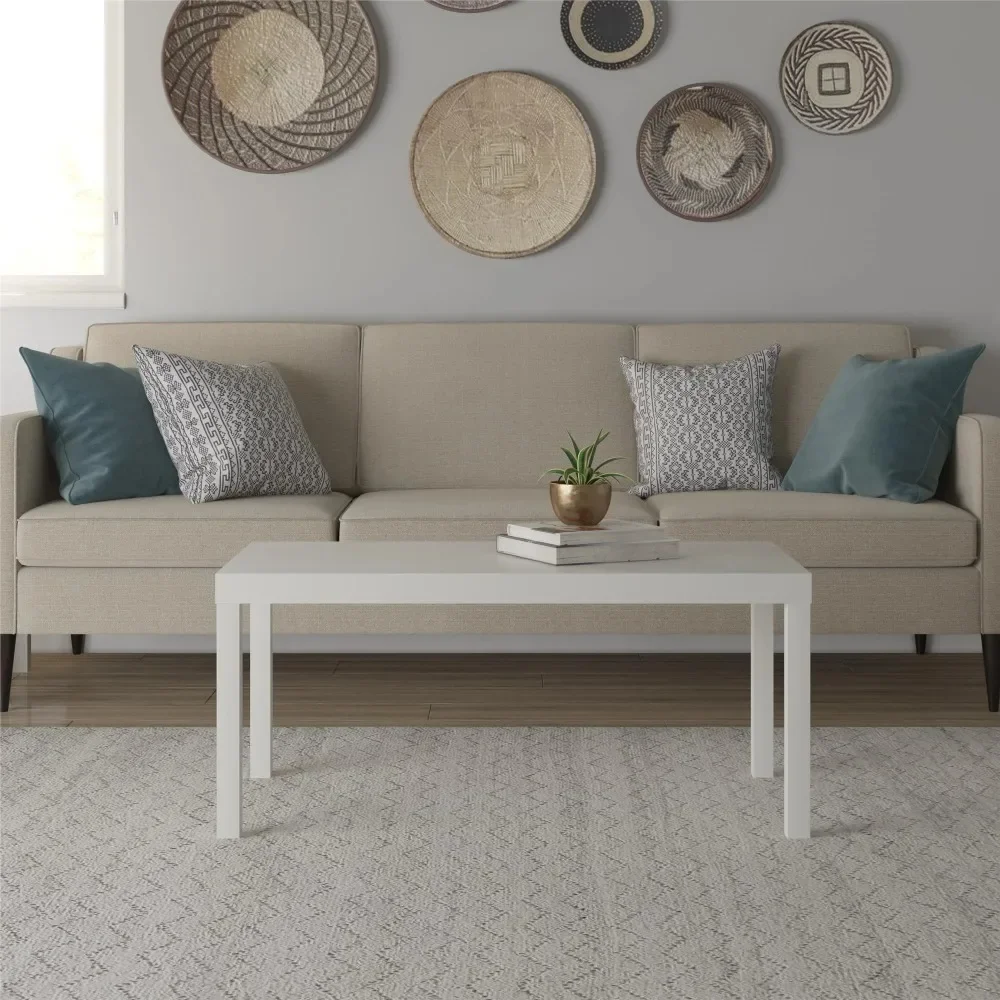 Coffee Table, White Made of PVC laminated hollow core, the black oak woodgrain finish pairs well with your existing decor
Coffee Table, White Made of PVC laminated hollow core, the black oak woodgrain finish pairs well with your existing decor