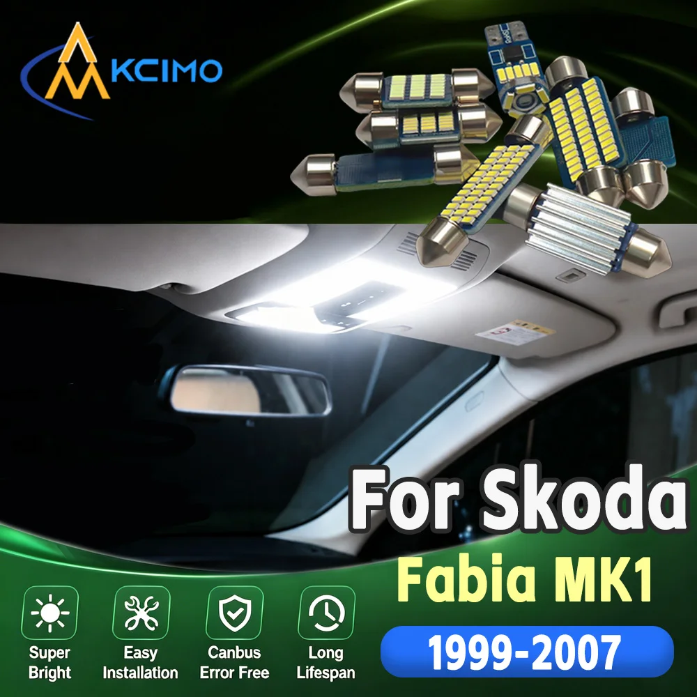 For Skoda Fabia MK1 6Y 1999-2007 Vehicle Specific Canbus LED Interior Reading Light Bulbs Long Lifespan Indoor Lamp Accessories
For Skoda Fabia MK1 6Y 1999-2007 Vehicle Specific Canbus LED Interior Reading Light Bulbs Long Lifespan Indoor Lamp Accessories