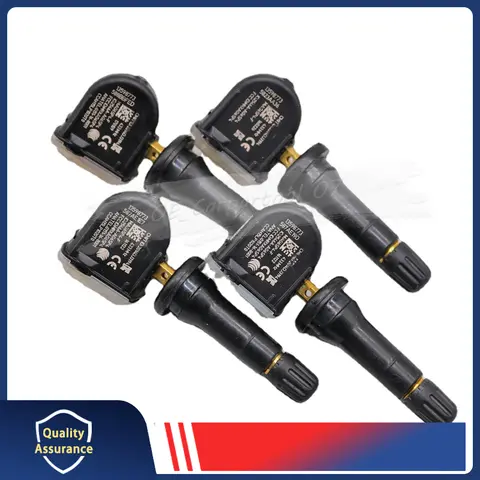 SENSOR DE PNEUMÁTIS TPMS 433MHZ 4PCS 13598773   Para Cadillac CT6 SRX Chevrolet Malibu Opel Bolt Viva Sistema de monitoramento de pressão dos pneus 13516165