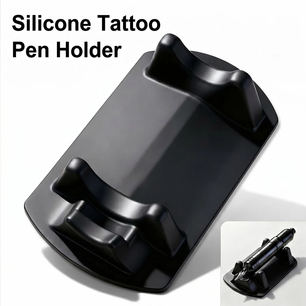 Silicone Tattoo Pen Holder Stand Dual-Slot Anti-Slip Machine Rack for Tattoo Machine Permanent Makeup Tattoo Supplies
Silicone Tattoo Pen Holder Stand Dual-Slot Anti-Slip Machine Rack for Tattoo Machine Permanent Makeup Tattoo Supplies