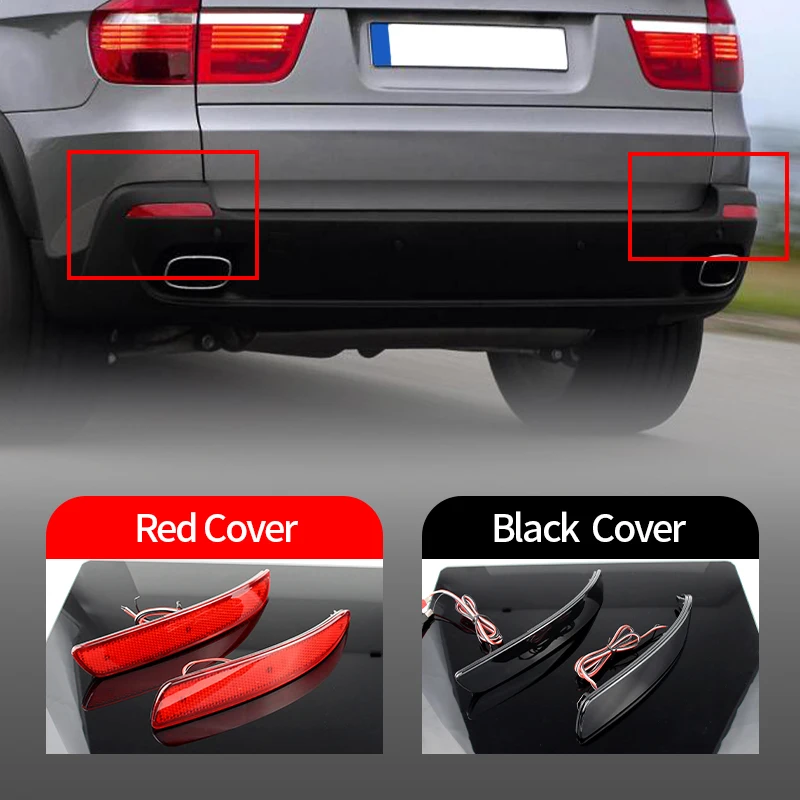 2PCS LED Rear Bumper Reflector Brake Stop Light For BMW E70 X5 07-10 For BMW X5 Only For Car With M Aerodynamics Package 11-13
2PCS LED Rear Bumper Reflector Brake Stop Light For BMW E70 X5 07-10 For BMW X5 Only For Car With M Aerodynamics Package 11-13