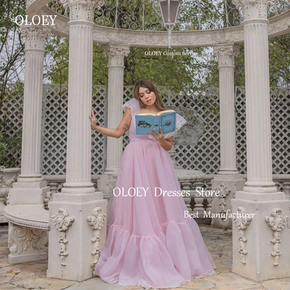 OLOEY Pink A Line Organza Party Dresses Puff Short Sleeves Princess Floor length Evening Gowns Formal Party Dress 2023
OLOEY Pink A Line Organza Party Dresses Puff Short Sleeves Princess Floor length Evening Gowns Formal Party Dress 2023