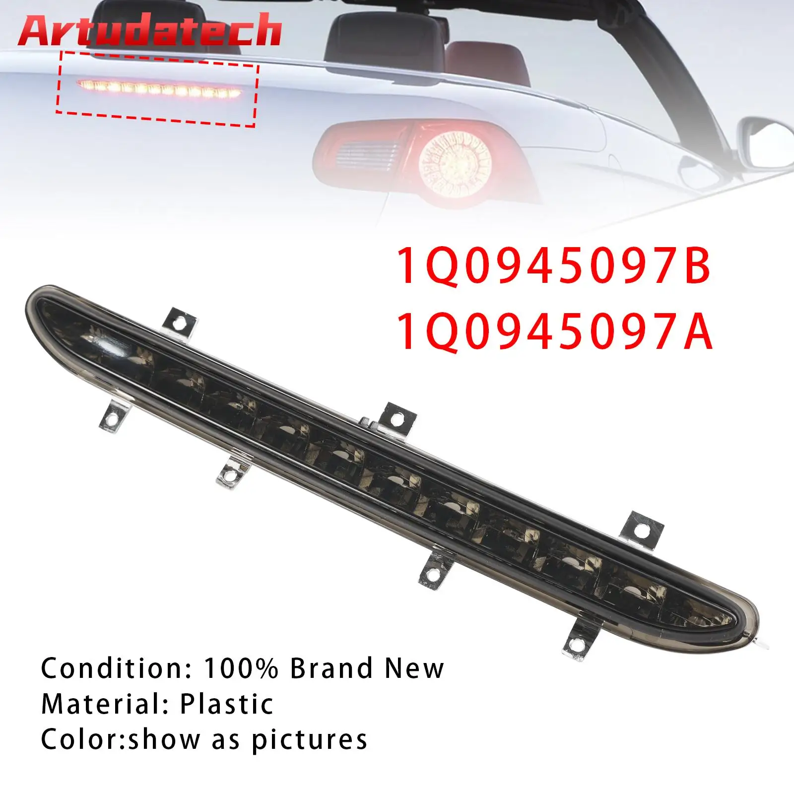 Задний третий стоп-сигнал Artudatech 1Q 0945097 B для Volkswagen EOS 2006-2016 Автомобильные аксессуары
Задний третий стоп-сигнал Artudatech 1Q 0945097 B для Volkswagen EOS 2006-2016 Автомобильные аксессуары