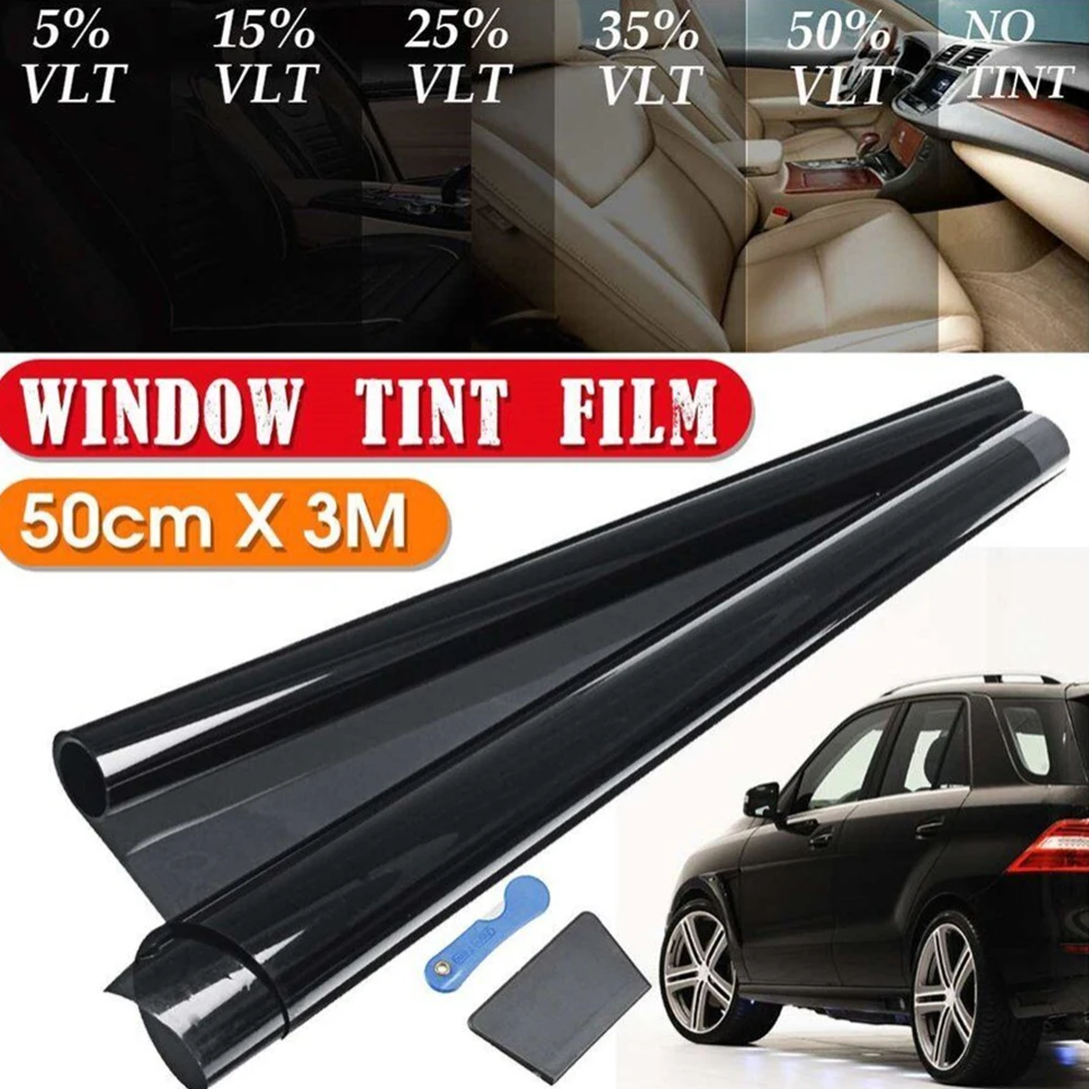 Solar Car Window Tint Film VLT 1% 5% 15% 25% 35% 50% Privacy Black Dark Window Film Car Window Sunshade Darkening Foil For Car
Solar Car Window Tint Film VLT 1% 5% 15% 25% 35% 50% Privacy Black Dark Window Film Car Window Sunshade Darkening Foil For Car
