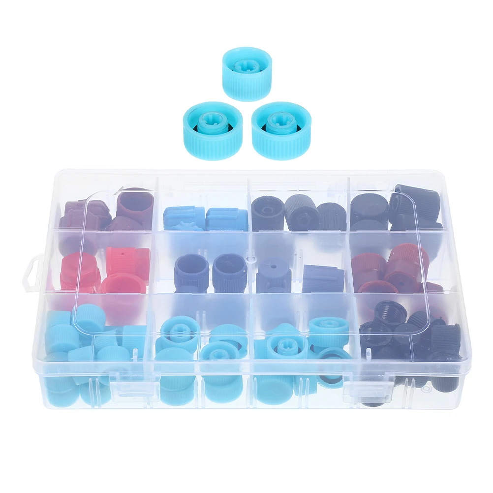 77pcs Air Conditioner Valve Core Dustproof Sleeve Car Ac Caps for R134a System Maintenance Replacement Parts
77pcs Air Conditioner Valve Core Dustproof Sleeve Car Ac Caps for R134a System Maintenance Replacement Parts