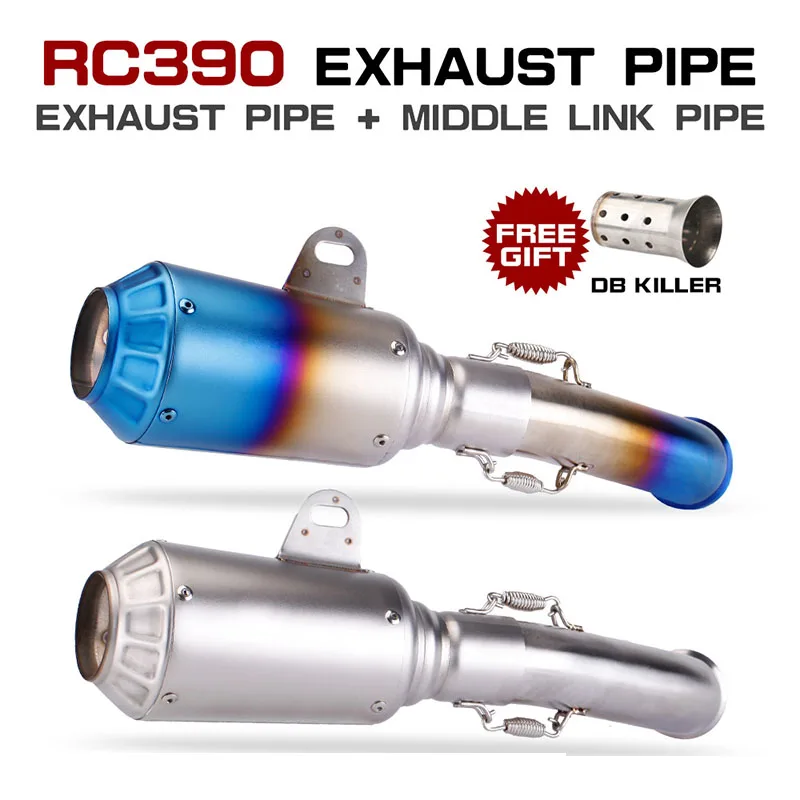 For DUKE 125 250 390 RC390 RC250 2017 - 2020 Motorcycle Exhaust System Muffler Escape Modified Mid Link Pipe 51MM
For DUKE 125 250 390 RC390 RC250 2017 - 2020 Motorcycle Exhaust System Muffler Escape Modified Mid Link Pipe 51MM