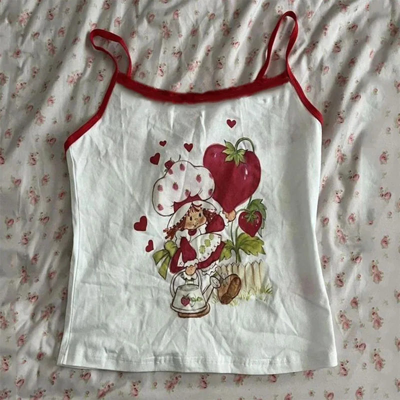 2000s Clothes Y2K Style Graphic Print Camisole 90s Vintage Aesthetics Grunge Crop Top Harajuku Summer Clothes Women 2024 Y2k
2000s Clothes Y2K Style Graphic Print Camisole 90s Vintage Aesthetics Grunge Crop Top Harajuku Summer Clothes Women 2024 Y2k