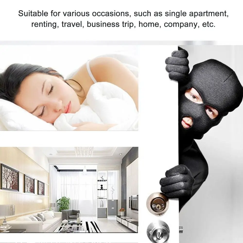 Compact & Lightweight 120DB Door Stop Alarm 3 Levels Sensitivity Security Alarm Door Stopper Dorm Room Safety
Compact & Lightweight 120DB Door Stop Alarm 3 Levels Sensitivity Security Alarm Door Stopper Dorm Room Safety