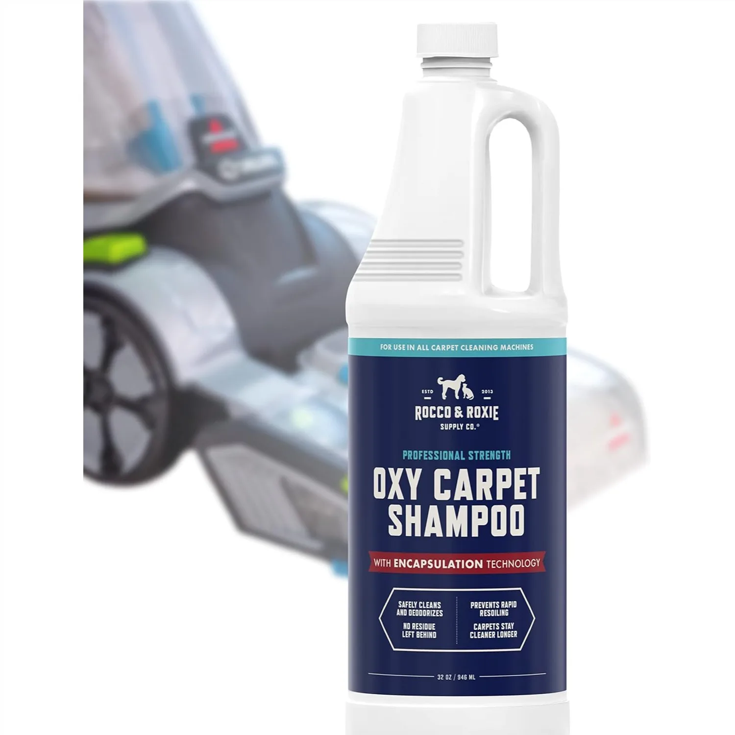 Carpet Cleaner Solution for Pets - Stain Remover for Any Carpet Shampooer Machine, Deep Clean Dog Odor on Couch, Upholstery, and
Carpet Cleaner Solution for Pets - Stain Remover for Any Carpet Shampooer Machine, Deep Clean Dog Odor on Couch, Upholstery, and