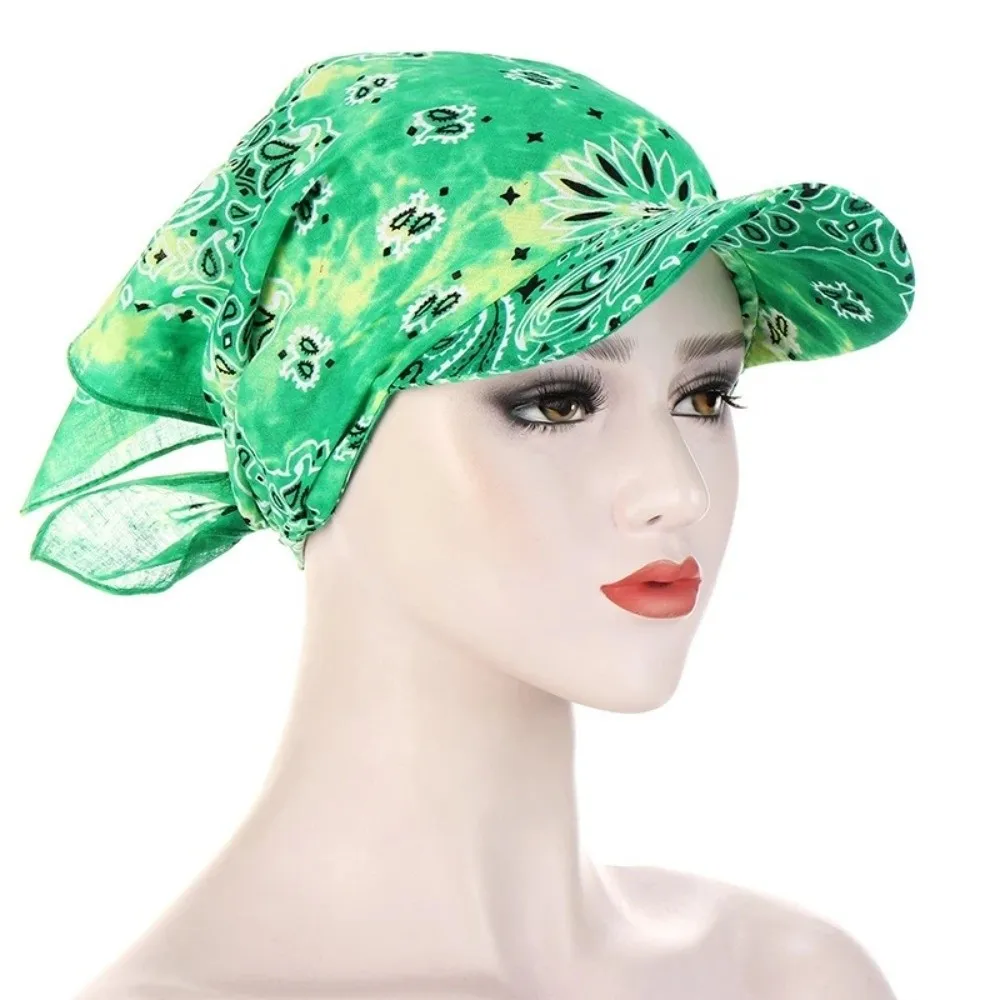 Fashion Paisley Floral Bandana Hat Printed Brim Adjustable Turban Headscarf Cap Pre-Tied Sun Visor Hat Outdoor
Fashion Paisley Floral Bandana Hat Printed Brim Adjustable Turban Headscarf Cap Pre-Tied Sun Visor Hat Outdoor