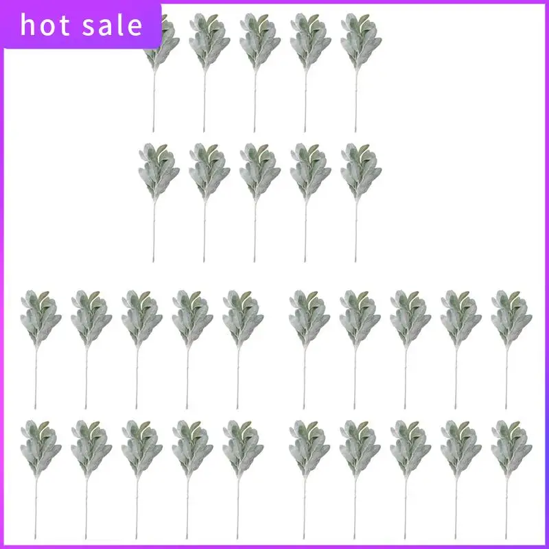 HGSW-30 Pcs Artificial Flocked Lambs Ear Leaves Dusty Miller Stems Flocked Oak Leaves Lamb's Ear Leaf For Home Wedding DIY
HGSW-30 Pcs Artificial Flocked Lambs Ear Leaves Dusty Miller Stems Flocked Oak Leaves Lamb's Ear Leaf For Home Wedding DIY