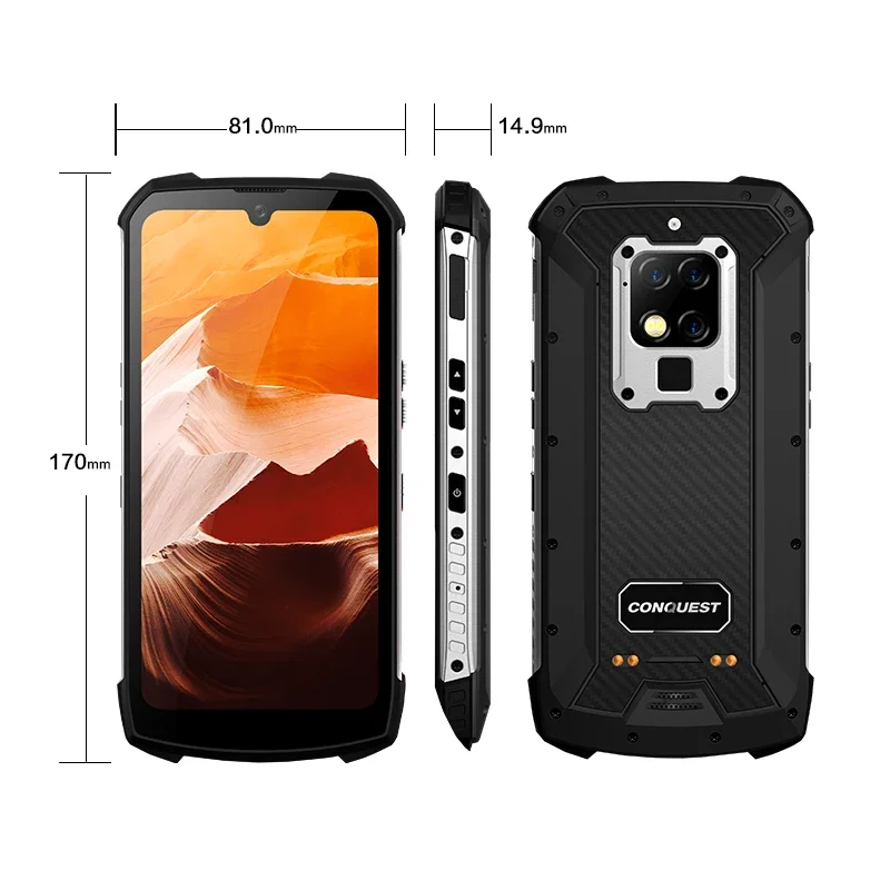 S16 Android 9 8gb+128gb 6000mAh low temperature battery waterproof IP68 rugged cellphone mobile 4g rugged phone
S16 Android 9 8gb+128gb 6000mAh low temperature battery waterproof IP68 rugged cellphone mobile 4g rugged phone