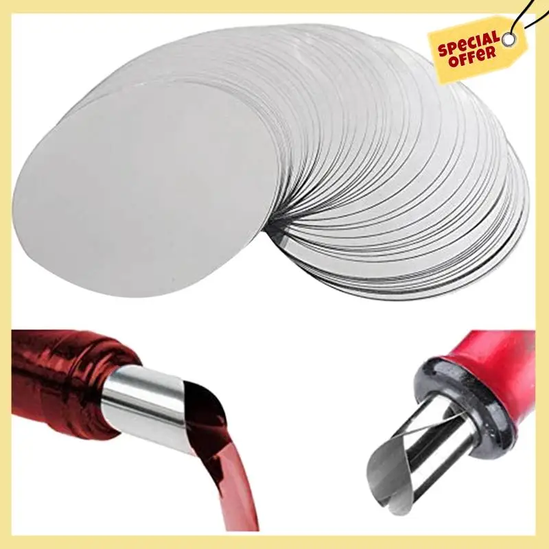-BABQ 600 Pcs 3 Inch Silver Wine Pourer Discs Drip-Proof Drip Pouring Pour Spout Pour Wine Thin Slice
-BABQ 600 Pcs 3 Inch Silver Wine Pourer Discs Drip-Proof Drip Pouring Pour Spout Pour Wine Thin Slice