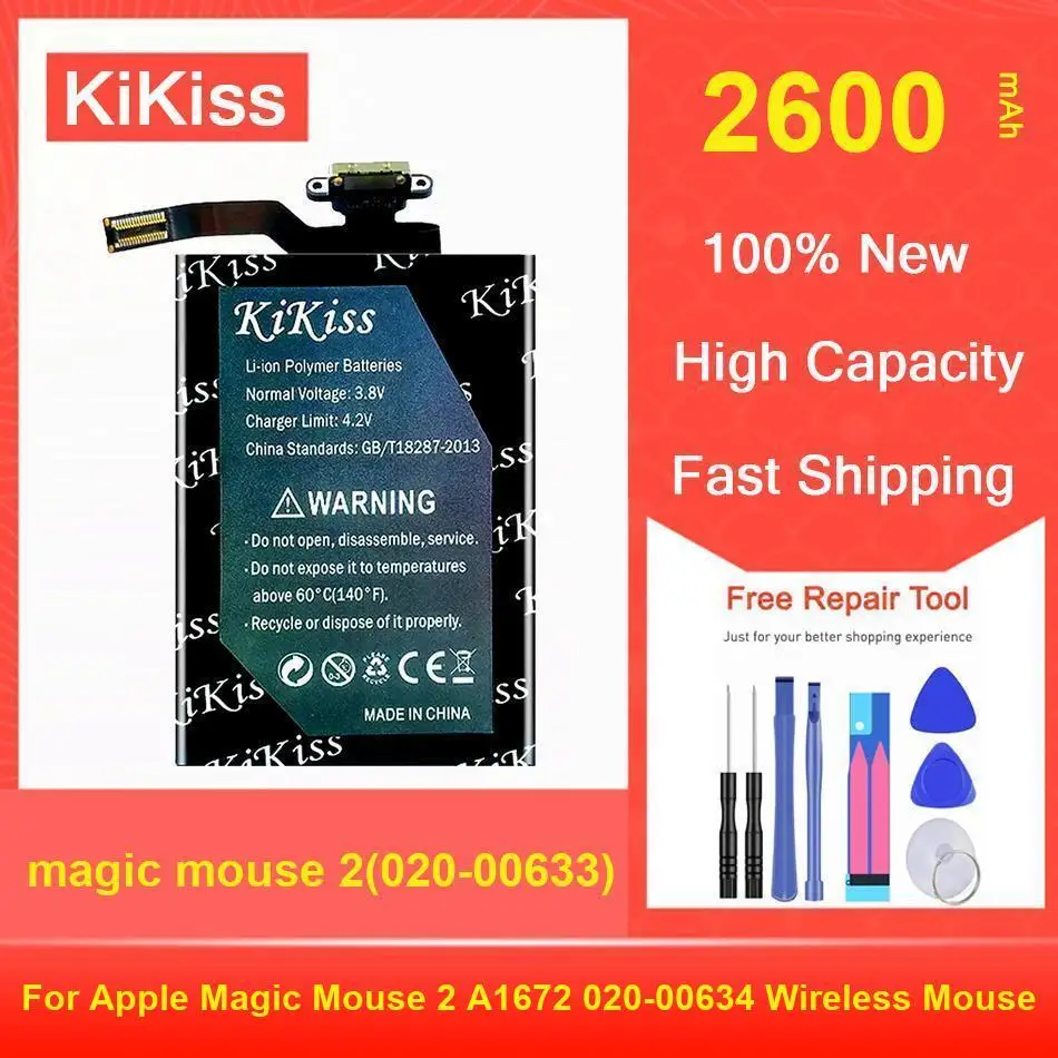 Сменный аккумулятор емкостью 1956 мАч 020-00633 A1672 020-00634 для Apple Magic Mouse 2, беспроводная портативная батарея, гарантия + трек НЕТ
Сменный аккумулятор емкостью 1956 мАч 020-00633 A1672 020-00634 для Apple Magic Mouse 2, беспроводная портативная батарея, гарантия + трек НЕТ