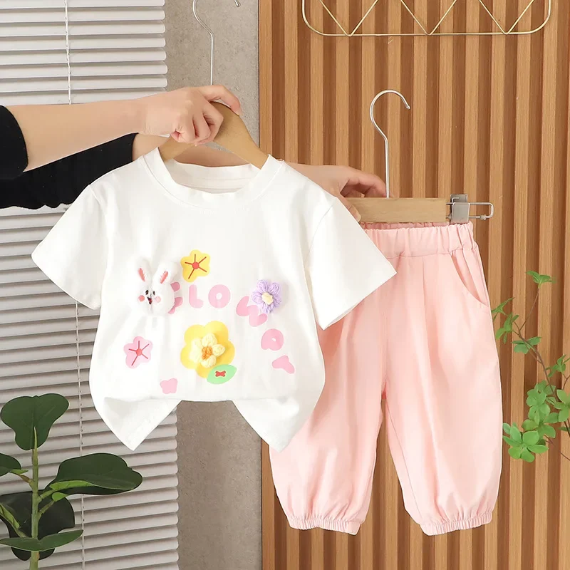 New Summer Baby Clothes Suit Children T-Shirt Shorts 2Pcs/Sets Kids Girls Clothing Toddler Fashion Casual Costume Infant Outfits
New Summer Baby Clothes Suit Children T-Shirt Shorts 2Pcs/Sets Kids Girls Clothing Toddler Fashion Casual Costume Infant Outfits