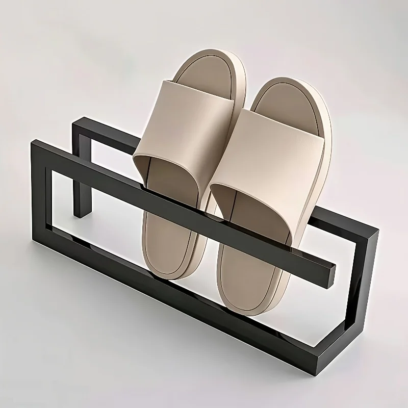 No-Drill Wall-Mounted Slipper Rack Simple Hanging Shoe Organizer for Bathroom Toilet Door Back Wall Storage
No-Drill Wall-Mounted Slipper Rack Simple Hanging Shoe Organizer for Bathroom Toilet Door Back Wall Storage